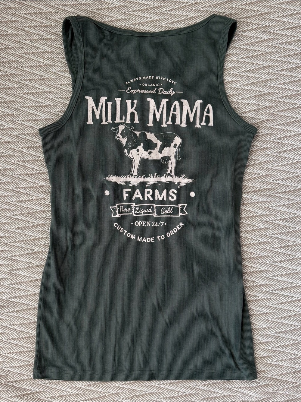 Latched Mama Milk Mama Farms Nursing Tank Top Size L